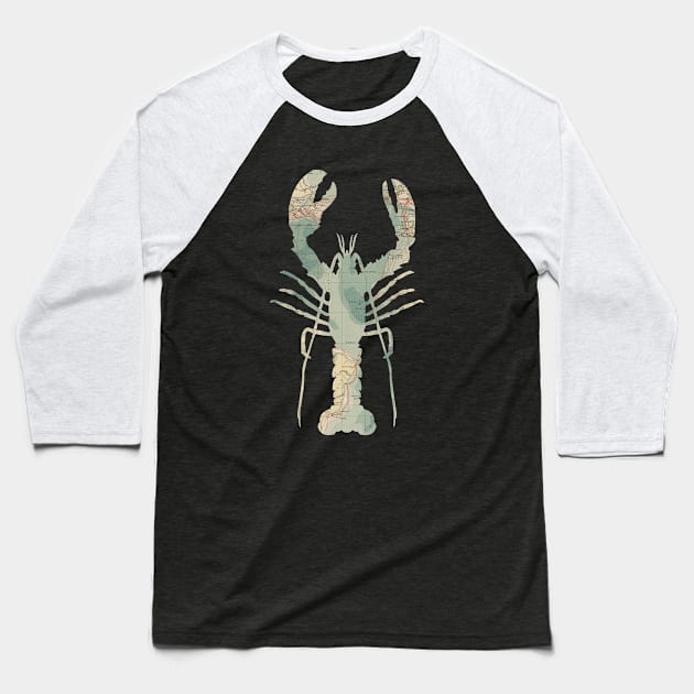 Lobster silhouette from 1905 Atlantic Ocean Baseball T-Shirt by tsd-fashion